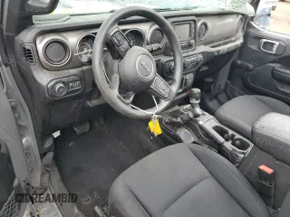 2020 Jeep Wrangler Willys with VIN 1C4GJXAN4LW225781, listed as a Copart auction lot 67316964 with 48,306 mi miles and Salvage title. Bid and sale history available at DreamBid. Image 8.