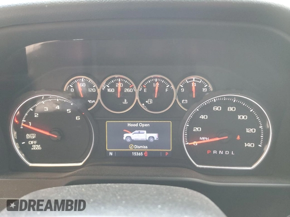 2022 Chevrolet Silverado 1500 RST with VIN 1GCPWDED9NZ103792, listed as a Copart auction lot 66686254 with 15,365 mi miles and Salvage Title. Bid and sale history available at carsss.com. Image 9.