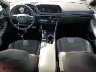 2021 Hyundai Sonata N Line with VIN 5NPEK4JC8MH106592, listed as a Copart auction lot 42183565 with 52,698 mi miles and Salvage Title. Bid and sale history available at carsss.com. Image 8.