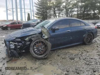 2020 Mercedes-Benz CLA 45 AMG with VIN W1K5J5DB9LN093643, listed as a Copart auction lot 86995884 with 36,263 mi miles and Salvage Title. Bid and sale history available at DreamBid. Image 1.