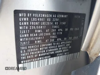 2011 Volkswagen Tiguan SE with VIN WVGBV7AX4BW528845, listed as a IAAI auction lot 42248245 with 224,808 mi miles and . Bid and sale history available at DreamBid. Image 9.