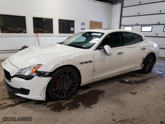 2016 Maserati Quattroporte S with VIN ZAM56RPA4G1184365, listed as a Copart auction lot 68788532 with 84,984 mi miles. Bid and sale history available at carsss.com. Image 1.