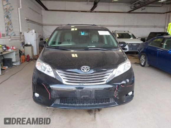 2015 Toyota Sienna Limited with VIN 5TDDK3DC9FS104493, listed as a IAAI auction lot 42055937 with 126,728 mi miles and . Bid and sale history available at DreamBid. Image 12.