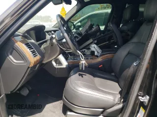 2018 Land Rover Range Rover with VIN SALGS5RE5JA514662, listed as a Copart auction lot 57466495 with 48,250 mi miles and Salvage title. Bid and sale history available at DreamBid. Image 7.