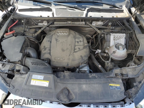 2018 Audi Q5 Premium Plus with VIN WA1BNAFY4J2083350, listed as a Copart auction lot 62327315 with 64,017 mi miles and Salvage title. Bid and sale history available at DreamBid. Image 12.