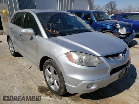 2007 Acura RDX Tech Pkg with VIN 5J8TB18597A023425, listed as a Copart auction lot 37296191 with 173,103 mi miles and Salvage Title. Bid and sale history available at carsss.com. Image 1.