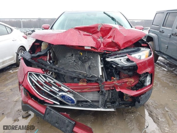 2019 Ford Edge SEL with VIN 2FMPK4J92KBB86652, listed as a IAAI auction lot 41651605 with NaN miles. Bid and sale history available at carsss.com. Image 12.