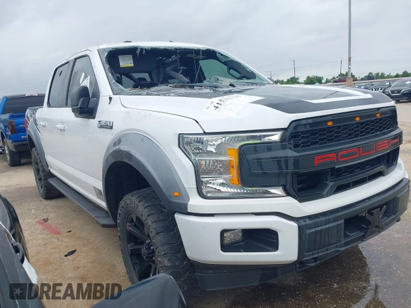2018 Ford F-150 XL with VIN 1FTEW1E51JKF09051, listed as a IAAI auction lot 41532739 with 98,864 mi miles. Bid and sale history available at carsss.com. Image 1.