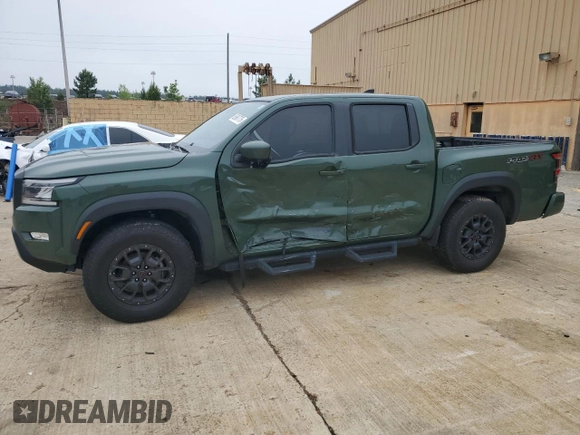 2022 Nissan Frontier Pro-4X z VIN 1N6ED1EKXNN602213, wystawiony jako Copart lot #56967775 z przebiegiem 32 937 mil mil oraz Szkoda całkowita • Salvage title. Historia ofert i sprzedaży dostępna na DreamBid. Obrazek 1.