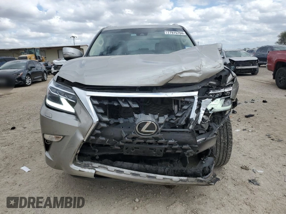 2022 Lexus GX with VIN JTJAM7BX6N5316828, listed as a Copart auction lot 81938424 with 37,716 mi miles and Salvage Title. Bid and sale history available at carsss.com. Image 5.