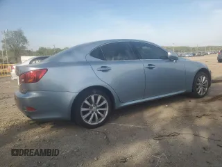 2006 Lexus IS 250 with VIN JTHCK262465005997, listed as a Copart auction lot 54251915 with 208,670 mi miles and Salvage Title. Bid and sale history available at DreamBid. Image 3.