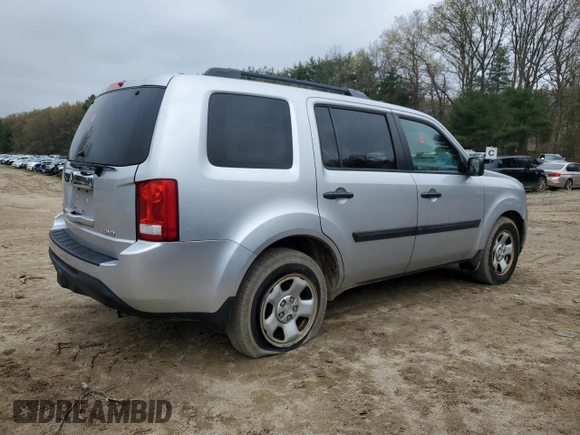 2012 Honda Pilot LX with VIN 5FNYF4H23CB022529, listed as a Copart auction lot 52362005 with 151,348 mi miles and Non Repairable. Bid and sale history available at carsss.com. Image 3.