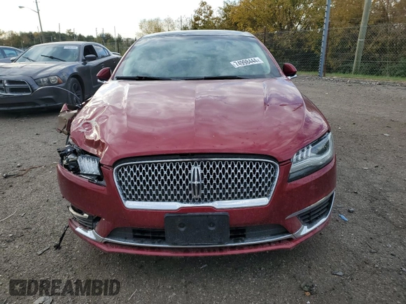2017 Lincoln MKZ Select with VIN 3LN6L5CC6HR624896, listed as a Copart auction lot 74998444 with 99,078 mi miles and Salvage Title. Bid and sale history available at DreamBid. Image 5.