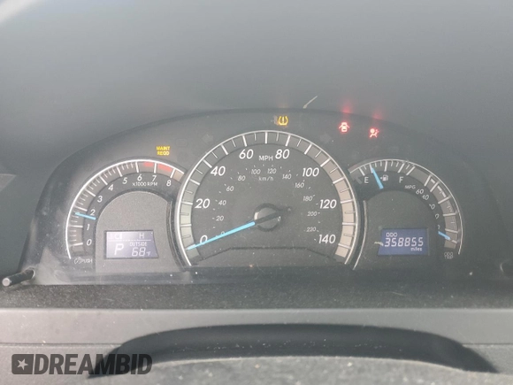 2012 Toyota Camry L with VIN 4T1BF1FK8CU545345, listed as a Copart auction lot 42800475 with 358,855 mi miles and Salvage Title. Bid and sale history available at DreamBid. Image 9.