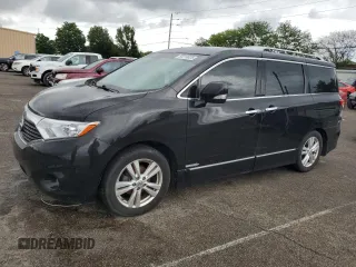 2012 Nissan Quest LE z VIN JN8AE2KP1C9038398, wystawiony jako Copart lot #58219825 z przebiegiem 177 074 mil mil oraz Czysty tytuł • Clean title. Historia ofert i sprzedaży dostępna na DreamBid. Obrazek 1.