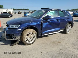 2018 Audi Q5 Prestige with VIN WA1CNAFY6J2212872, listed as a Copart auction lot 54911835 with Not provided miles and Salvage title. Bid and sale history available at DreamBid. Image 1.
