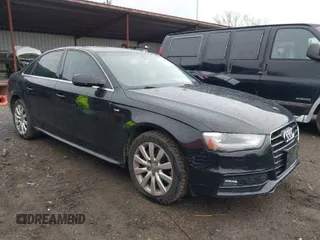 2015 Audi A4 Premium with VIN WAUAFAFL0FN012362, listed as a IAAI auction lot 41999573 with 94,237 mi miles. Bid and sale history available at carsss.com. Image 1.