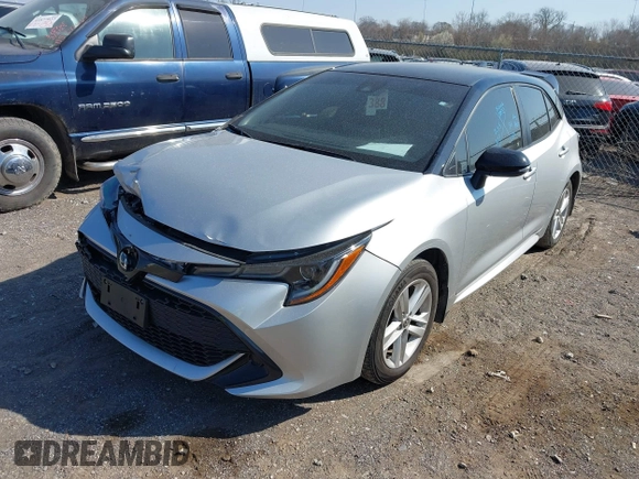 2022 Toyota Corolla Hatchback SE with VIN JTNB4MBE5N3181644, listed as a IAAI auction lot 41759003 with 37,079 mi miles. Bid and sale history available at carsss.com. Image 2.