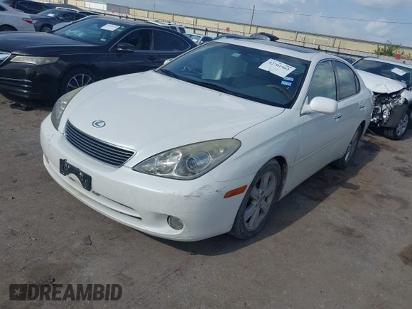 2005 Lexus ES 350 with VIN JTHBA30G555084023, listed as a IAAI auction lot 42701562 with 66,740 mi miles and . Bid and sale history available at DreamBid. Image 2.
