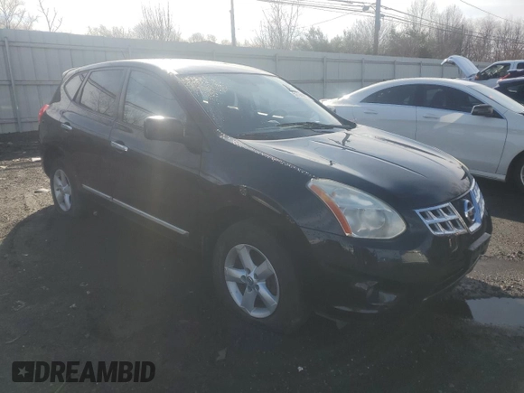 2012 Nissan Rogue S with VIN JN8AS5MV7CW703988, listed as a Copart auction lot 50141815 with 174,301 mi miles and Salvage Title. Bid and sale history available at DreamBid. Image 4.