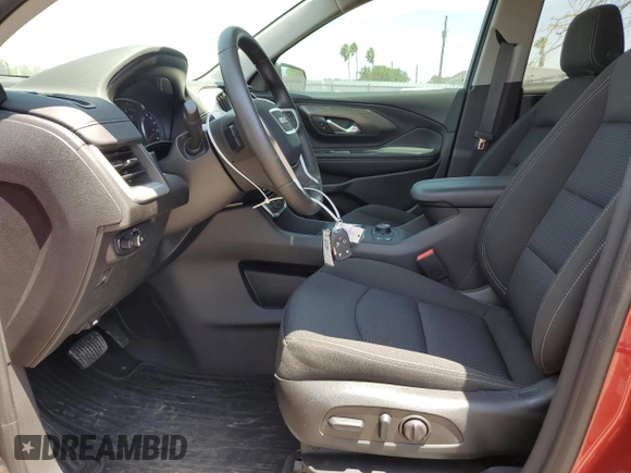 2024 GMC Terrain SLE with VIN 3GKALMEG2RL395277, listed as a Copart auction lot 53102155 with 746 mi miles and Salvage title. Bid and sale history available at DreamBid. Image 7.