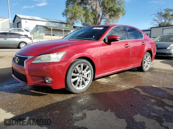 2013 Lexus GS 350 with VIN JTHCE1BL5D5005648, listed as a Copart auction lot 72401814 with 103,516 mi miles and Salvage Title. Bid and sale history available at carsss.com. Image 1.