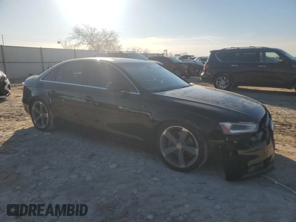 2013 Audi A4 Premium Plus with VIN WAUFFAFL6DN030352, listed as a Copart auction lot 88593945 with 147,114 mi miles and Salvage Title. Bid and sale history available at carsss.com. Image 4.