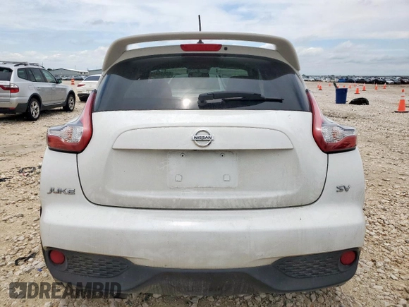2015 Nissan Juke SV with VIN JN8AF5MR0FT507856, listed as a Copart auction lot 60616415 with 79,475 mi miles and Salvage title. Bid and sale history available at DreamBid. Image 6.
