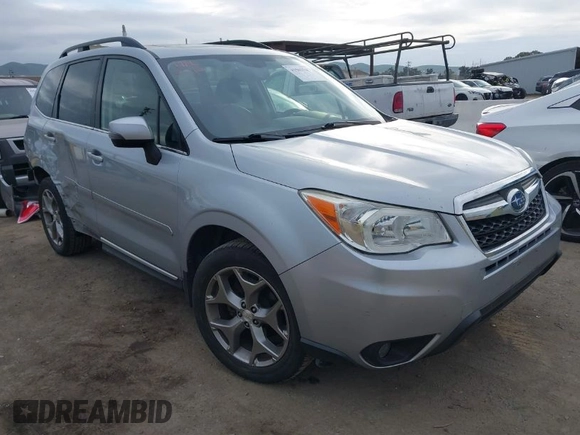 2016 Subaru Forester 2.5i Touring with VIN JF2SJAXCXGH522837, listed as a IAAI auction lot 41562541 with 106,720 mi miles. Bid and sale history available at carsss.com. Image 1.