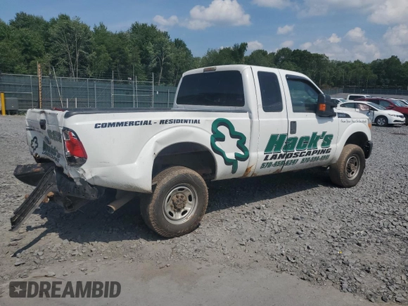 2013 Ford F-250 XL with VIN 1FT7X2B66DEA81666, listed as a Copart auction lot 65623755 with 330,532 mi miles and Salvage title. Bid and sale history available at DreamBid. Image 3.
