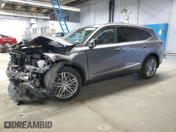 2023 Acura MDX Advance с VIN 5J8YE1H84PL024056, выставлен на аукционе Copart как лот 56536215 с пробегом 19 561 миль миль и Списание • Salvage title. История ставок и продаж доступна на DreamBid. Изображение 1.