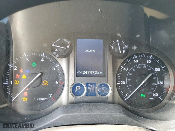 2011 Lexus GX 460 Premium with VIN JTJJM7FX9B5033023, listed as a Copart auction lot 43073455 with 247,472 mi miles and Salvage Title. Bid and sale history available at carsss.com. Image 9.