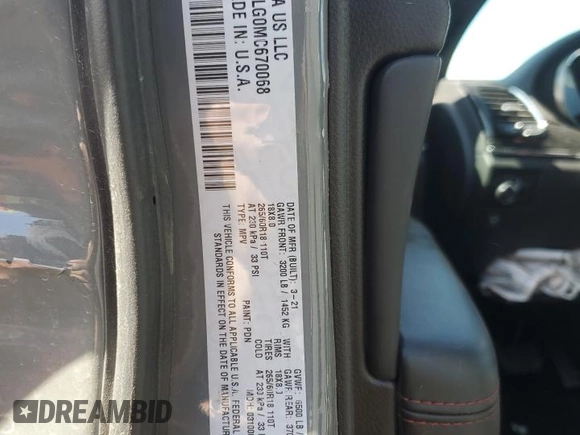 2021 Jeep Grand Cherokee Trailhawk with VIN 1C4RJFLG0MC670068, listed as a Copart auction lot 47838545 with 48,433 mi miles and Salvage Title. Bid and sale history available at carsss.com. Image 15.