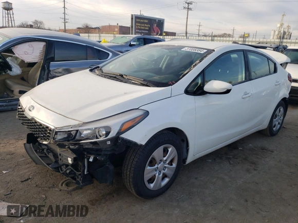 2017 Kia Forte LX with VIN 3KPFK4A72HE086261, listed as a Copart auction lot 51515425 with 27,150 mi miles and Non Repairable. Bid and sale history available at DreamBid. Image 1.