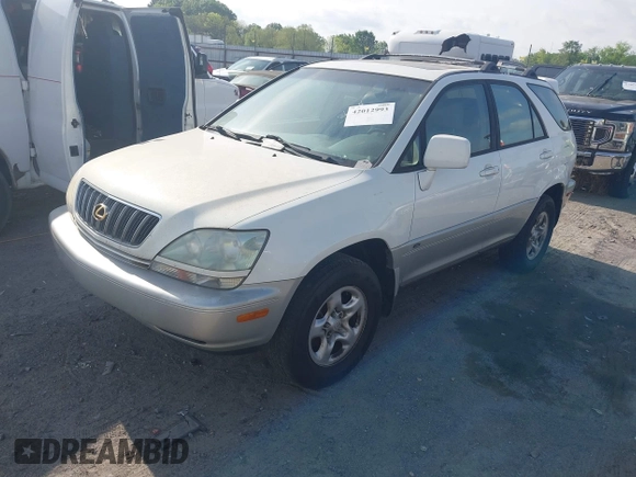 2001 Lexus RX 300 z VIN JTJGF10U510111986, wystawiony jako IAAI lot #42012993 z przebiegiem 238 323 mil mil oraz . Historia ofert i sprzedaży dostępna na DreamBid. Obrazek 2.