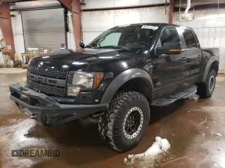 2014 Ford F-150 SVT Raptor with VIN 1FTFW1R64EFA78534, listed as a Copart auction lot 76998684 with 84,206 mi miles and Clean Title. Bid and sale history available at carsss.com. Image 1.