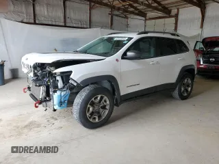 2019 Jeep Cherokee Trailhawk z VIN 1C4PJMBX5KD250701, wystawiony jako Copart lot #52028845 z przebiegiem 94 389 mil mil oraz Szkoda całkowita • Salvage title. Historia ofert i sprzedaży dostępna na DreamBid. Obrazek 1.