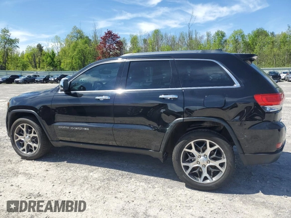 2019 Jeep Grand Cherokee Limited with VIN 1C4RJFBG5KC552404, listed as a Copart auction lot 56889475 with 86,224 mi miles and Salvage title. Bid and sale history available at DreamBid. Image 2.