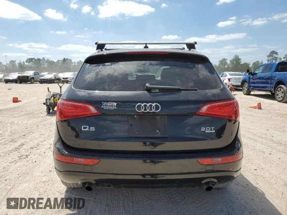 2012 Audi Q5 2.0T Premium with VIN WA1CFAFP0CA007240, listed as a Copart auction lot 53321435 with 105,620 mi miles and Clean Title. Bid and sale history available at carsss.com. Image 6.