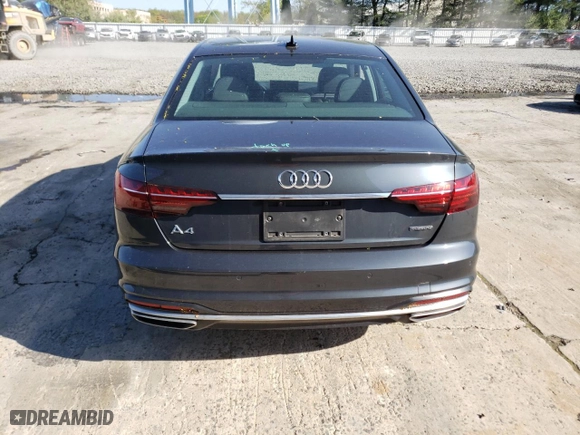 2021 Audi A4 Sedan Premium with VIN WAUABAF40MN014131, listed as a Copart auction lot 49098313 with 17,079 mi miles. Bid and sale history available at carsss.com. Image 6.