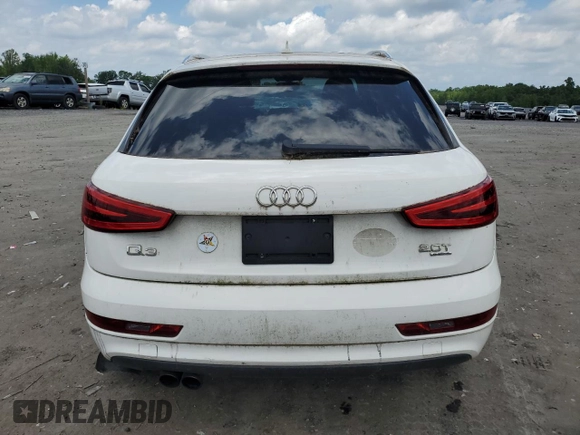 2015 Audi Q3 Premium Plus with VIN WA1EFCFS3FR003181, listed as a Copart auction lot 60117365 with 174,934 mi miles and Clean title. Bid and sale history available at DreamBid. Image 6.