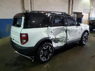 2024 Ford Bronco Sport Outer Banks z VIN 3FMCR9C65RRF18587, wystawiony jako Copart lot #46748525 z przebiegiem 7 567 mil mil oraz Szkoda całkowita • Salvage title. Historia ofert i sprzedaży dostępna na DreamBid. Obrazek 3.