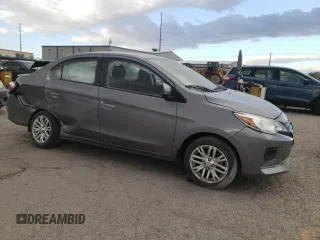 2023 Mitsubishi Mirage SE z VIN ML32FVFJ5PHF00628, wystawiony jako Copart lot #76959254 z przebiegiem 11 680 mil mil oraz Szkoda całkowita • Salvage title. Historia ofert i sprzedaży dostępna na DreamBid. Obrazek 4.