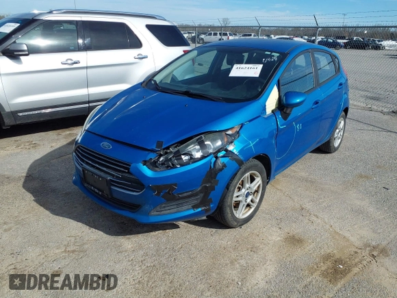 2017 Ford Fiesta SE with VIN 3FADP4EJ2HM158151, listed as a IAAI auction lot 41624161 with 61,284 mi miles. Bid and sale history available at carsss.com. Image 2.