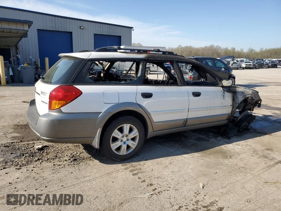2005 Subaru Legacy Outback with VIN 4S4BP61C757379475, listed as a Copart auction lot 53876125 with Not provided miles and Salvage title. Bid and sale history available at DreamBid. Image 3.