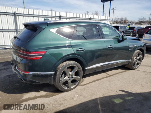 2022 Genesis GV80 z VIN KMUHBDSB7NU095835, wystawiony jako Copart lot #46337725 z przebiegiem 53 487 mil mil oraz Szkoda całkowita • Salvage title. Historia ofert i sprzedaży dostępna na DreamBid. Obrazek 3.