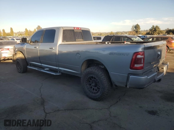 2022 Ram 3500 Big Horn with VIN 3C63R3HL2NG191093, listed as a Copart auction lot 75550584 with 39,080 mi miles and Salvage Title. Bid and sale history available at carsss.com. Image 2.