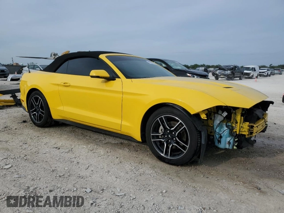 2018 Ford Mustang EcoBoost Premium with VIN 1FATP8UH2J5155828, listed as a Copart auction lot 48230705 with 63,592 mi miles and Salvage Title. Bid and sale history available at carsss.com. Image 4.