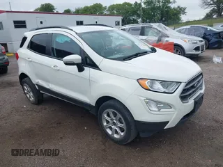 2021 Ford EcoSport SE z VIN MAJ6S3GL2MC413053, wystawiony jako IAAI lot #42574738 z przebiegiem 82 050 mil mil oraz . Historia ofert i sprzedaży dostępna na DreamBid. Obrazek 1.