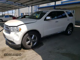 2012 Dodge Durango Citadel with VIN 1C4SDJET2CC192577, listed as a Copart auction lot 57642715 with 153,844 mi miles and Salvage title. Bid and sale history available at DreamBid. Image 1.